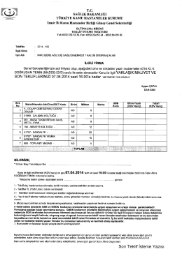 İndir - İzmir G&uuml;ney Kamu Hastaneleri Birliği Genel Sekreterliği