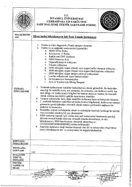 T.c. İSTANBUL &Uuml;NİVERsİTEsİ _