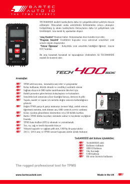 The rugged professional tool for TPMS