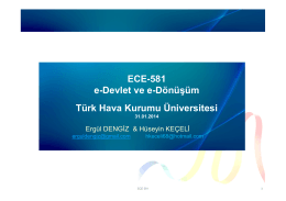 ECE-581 e-Devlet ve e-Dönüşüm Türk Hava