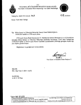 OneTouch 4.6 Scanned Documents - İstanbul Büyükşehir Belediyesi