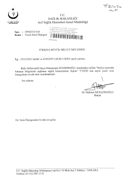 S&uuml;resi Ge&ccedil;tikten Sonra Gelen Cevap