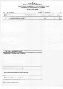 T.c. - Dr. Abdurrahman Yurtaslan Ankara Onkoloji Eğitim ve Araştırma