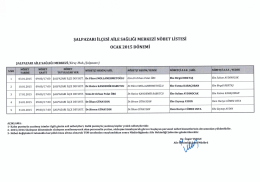 15.şalpazarı nöbet listesi