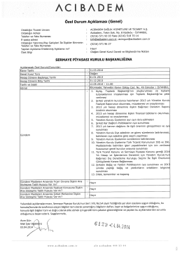 2013 (Toplantı Tutanakları)