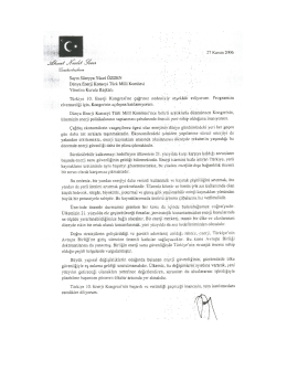 Cumhurbaşkanı - D&uuml;nya Enerji Konseyi T&uuml;rk Milli Komitesi