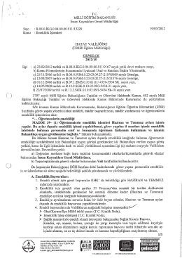 rc. 1 MiLLîEĞİTiM BAKANLIĞI - Hatay İl Milli Eğitim Müdürlüğü