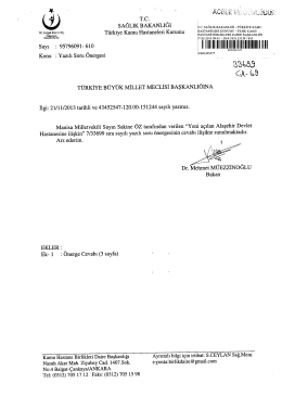 S&uuml;resi Ge&ccedil;tikten Sonra Gelen Cevap