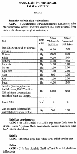 Kararın Eki Karar