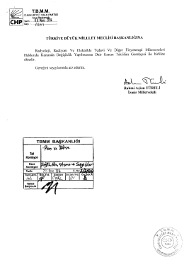 Kanun Teklifinin Metni - Türkiye Büyük Millet Meclisi