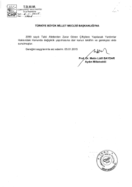 CP - Türkiye Büyük Millet Meclisi