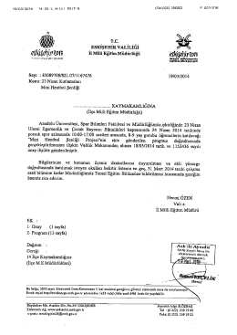 23 Nisan Kutlamaları Mini Hentbol Şenliği