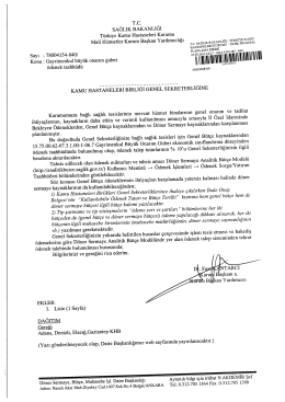 A&ccedil; - T&uuml;rkiye Kamu Hastaneleri Kurumu