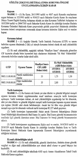 GÖZLÜK ÇERÇEVEL ERİ İTHAL/.Arman