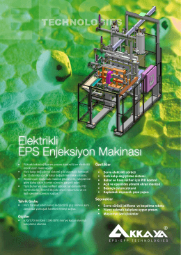 Elektrikli EPS Enjeksiyon Makinası