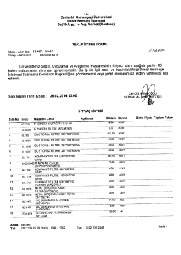 Eskişehir Osmangazi Üniversitesi