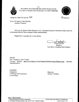 OneTouch 4.6 Scanned Documents - İstanbul B&uuml;y&uuml;kşehir Belediyesi