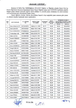 ge&ccedil;ici k.k.&ouml;. sınav sonucu başarı listesi-1
