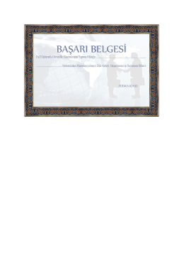 Başarı Belgesi İndir - Ful Elektronik G&uuml;venlik