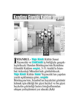 ISTANBUL - Yapı Kredi Kültür Sünni