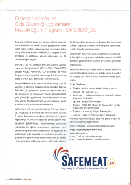 Et Sekt&ouml;r&uuml;nde Bir ilk!