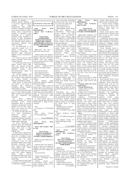 Genel Kurul Tescil Ve İlanı - Pergamon