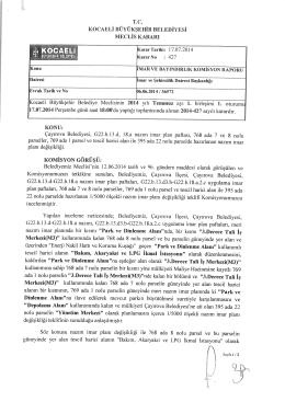 rc. kemeri Üvüsnııin Ernivnsi - Kocaeli Büyükşehir Belediyesi