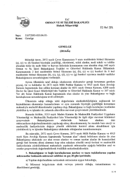 T.c - Orman ve Su İşleri Bakanlığı