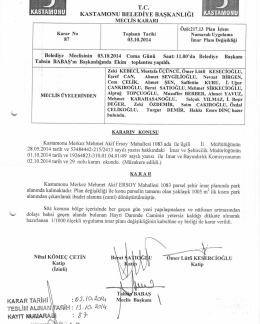 03.10.2014 tarih, 87 sayılı karar