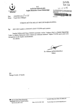 S&uuml;resi Ge&ccedil;tikten Sonra Gelen Cevap