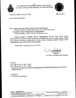 OneTouch 4.6 Scanned Documents - İstanbul Büyükşehir Belediyesi