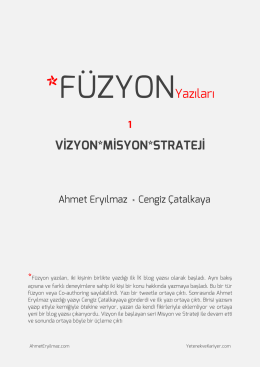 F&uuml;zyon Yazıları - Yetenek ve Kariyer