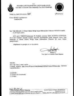 OneTouch 4.6 Scanned Documents - İstanbul Büyükşehir Belediyesi