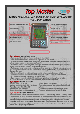 Lastikli Yükleyiciler ve Forkliftler için Statik veya Dinamik