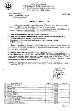 sAĞLIK BAKANLIĞI TÜRKİYE KAMU HASTANELERİ KURUMU