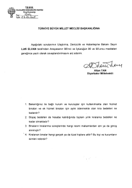 W ........ - Türkiye Büyük Millet Meclisi