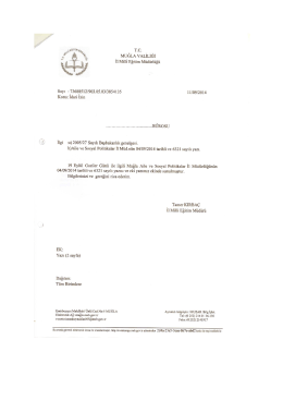 İlimizde Görevli Malül Gazi ve Eşlerinin 19 Eylül 2014 Tarihinde