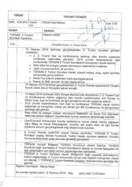 türsab toplantı tutanağı