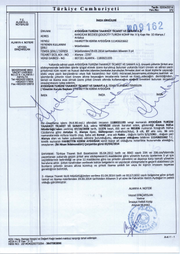 İMZA SİRKÜLERİ Görüntülemek için tıklayınız.