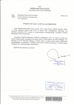 T.C. Dışişleri Bakanlığı Konsolosluk İşleri Genel