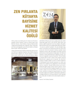Zen Pırlanta - Kütahya Ticaret ve Sanayi Odası