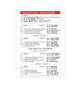 Bilimsel Program