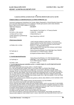 Yazılım, Eğitim, Danışmanlık ve Destek Hizmetleri