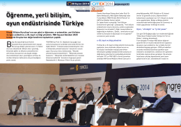 Öğrenme, yerli bilişim, oyun endüstrisinde Türkiye