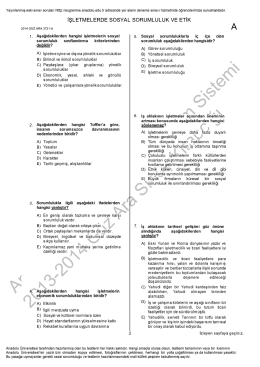 işletmelerde sosyal sorumluluk ve etik