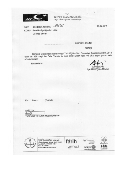 rc. D&uuml;zi&ccedil;i KAYMAKAMLIĞI - d&uuml;zi&ccedil;i il&ccedil;e mill&icirc; eğitim m&uuml;d&uuml;rl&uuml;ğ&uuml;