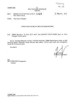 S&uuml;resi Ge&ccedil;tikten Sonra Gelen Cevap