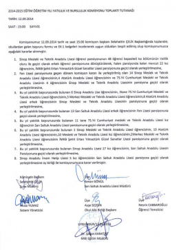 2014-2014 eğitim-&ouml;ğretim yılında merkez il&ccedil;e pansiyonlarına