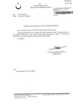 S&uuml;resi Ge&ccedil;tikten Sonra Gelen Cevap