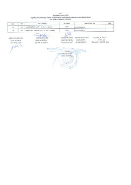 İSTANBUL vALİLiĞİ